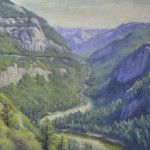 Brian Jillson, Yosemite Valley, oil, 30 x 40.