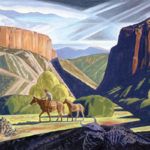 Bryan Haynes, Diablo Canyon, acrylic, 12 x 18.