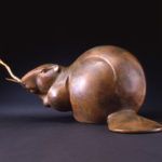 Tim Cherry, Twig Trimmer, bronze, 10 x 26 x 14, collection of the artist.