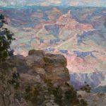 Gregory Packard, Canyon Light, oil, 24 x 30.