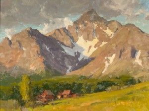 Bill Cramer, Clarice’s Ranch, oil, 18 x 24.