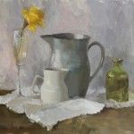 Jan Jewell, Daffodil, oil, 20 x 24.