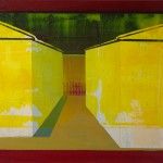 Daniel Granitto, False Doors, False Windows, acrylic, 22 x 30.