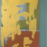 Daniel Granitto, Yellow Drape, acrylic, 14 x 11.