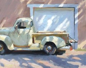 Tim Horn, Dappled Chevy, oil, 11 x 14.
