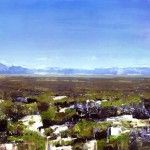 David Shingler, Chico Basin, San Luis Valley, Colorado, oil, 48 x 66.