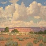 Irby Brown, Distant Mesa, oil, 30 x 40.