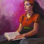 Marilyn Drake, A New Chapter, pastel, 16 x 12.