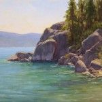Kathleen Dunphy, Tahoe Bliss, oil, 16 x 20.