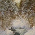 Pem Dunn, Enchanted Winter Forest, oil, 24 x 18.
