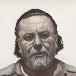 Gaspar Enriquez, John From De Puro Corazon, acrylic, 30 x 41.