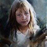 Michelle Dunaway, Faith of a Child, oil, 18 x 14.