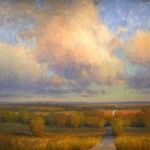 Kim Casebeer, Fall Unfolding, oil, 50 x 40.