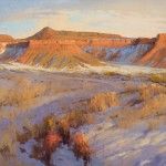 David Griffin, Fire and Ice, oil, 30 x 40.