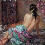 Bryce Cameron Liston, First Blossoms, oil, 20 x 24.
