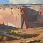 G. Russell Case, Day’s End, Canyon de Chelly, oil, 36 x 48.