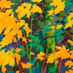 Frank Balaam, Gaze—Leaf Lightening IV, oil, 14 x 11.