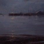Marc Hanson, Gray Night, oil, 16 x 20.