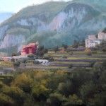Trinity Holsworth, View from Ravello, oil, 24 x 36.