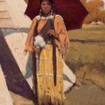 John DeMott, Prairie Princess, oil, 36 x 24.