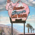 Jason Kowalski, Rancho Super Car Wash, oil, 72 x 46.