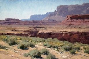Matt Smith, Marble Canyon, oil, 8 x 12.