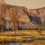 Mitch Baird, Good Morning Yellowstone, oil, 14 x 18.