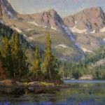 Dan Young, Morning Light on Black Lake, oil, 12 x 16.