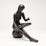 Michael Naranjo, Morning, bronze, 10 x 12 x 6.