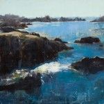 Robert Spooner, Morning Tide, oil, 48 x 48.