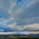 Michelle Courier, Mountain—Open Sky, acrylic, 24 x 24.