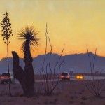 Rodgers Naylor, Desert Sunset, oil, 30 x 40.