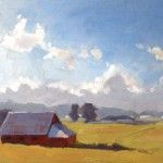 Tim Horn, Out of the Blue, oil plein-air painting