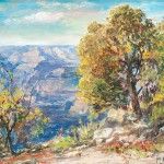 Manfred Rapp, South Rim, Grand Canyon, oil, 10 x 12.