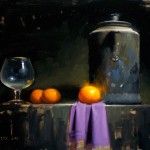David Cheifetz, Reigning Mandarin, oil painting
