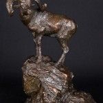 Charles M. Russell, The Sentinel, bronze, 10 x 5 x 5. Estimate: $6,000.