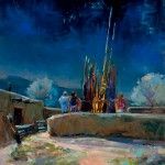 Richard Alan Nichols, Small Hours, North Kiva, oil, 30 x 20.