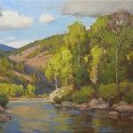 Ken Spencer, Mid-Summer on the River, 24 x 36.