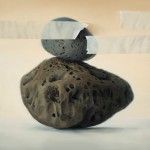 Gregory Block, Stones, oil, 10 x 8.