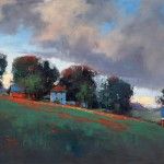 Romona Youngquist, Summer Rain, oil, 30 x 40.