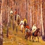 John Moyers, The Forbidden Trail, oil, 48 x 60.
