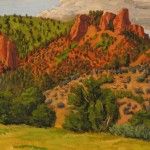 Paul Jarzemsky, Thimble Rock, oil, 11 x 14.