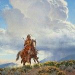 John Potter, Thunder Chief, oil, 20 x 16.