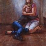 Samuel Enriquez, To Write Love on Her Arms, oil, 28 x 24.