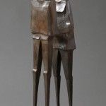 Wayne Salge, Together, bronze, 26 x 11 x 8.