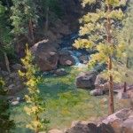 Gregory Packard, Tongue River Canyon, oil, 24 x 20.