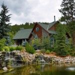 The Dunns’ home is nestled in a lush Rocky Mountain valley.