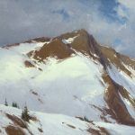 David Dibble, Mt. Baldy, oil, 12 x 16.