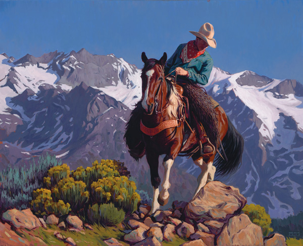 Show Preview Mark Maggiori Southwest Art Magazine   In Altitude 24x30 